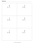 Vertical Multiplication By 1